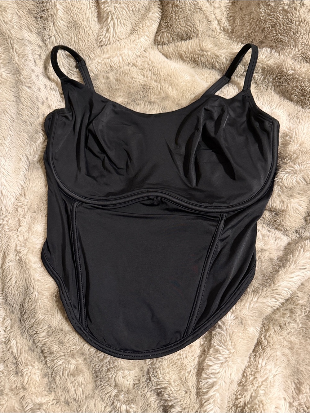 Black Corset Camisole - Women Intimates